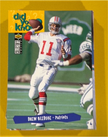 1995 Upper Deck Collector's Choice #38 Drew Bledsoe — front