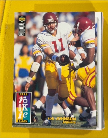 1995 Upper Deck Collector's Choice #28 Rob Johnson — front