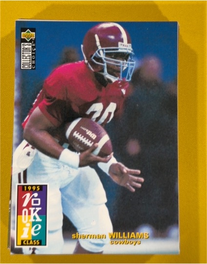 1995 Upper Deck Collector's Choice #25 Sherman Williams — front