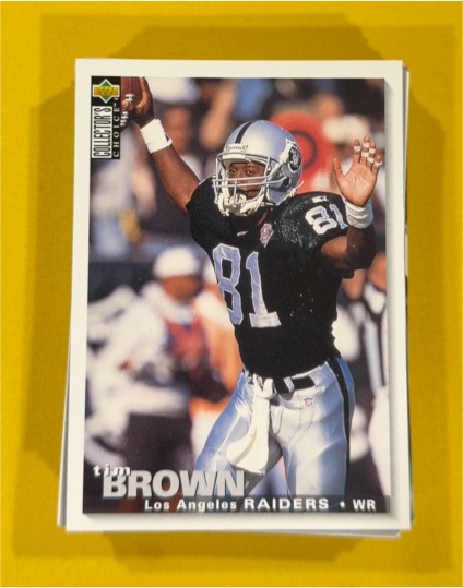 1995 Upper Deck Collector's Choice #62 Tim Brown — front