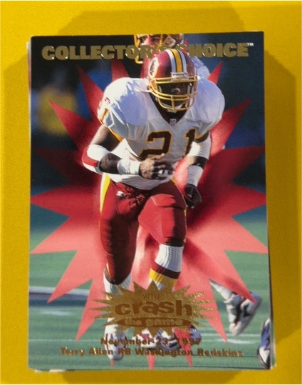 1997 Upper Deck Collector's Choice You Crash the Game #C21 Terry Allen — front