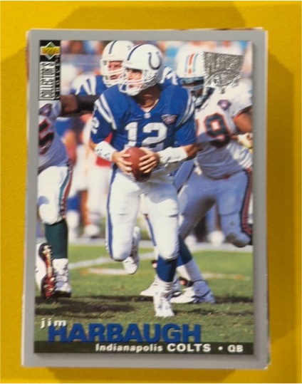 1995 Upper Deck Collector's Choice #276 Jim Harbaugh — front