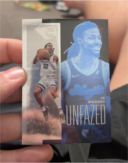 2025-26 Topps Signature Class #FAZE-3 Ja Morant UNFAZED Insert — front