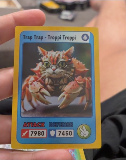 2025 Italian Brainrot Trap Trap - Troppi Troppi — front
