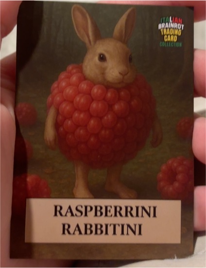 2025 Italian Brainrot Raspberrini Rabbitini — front