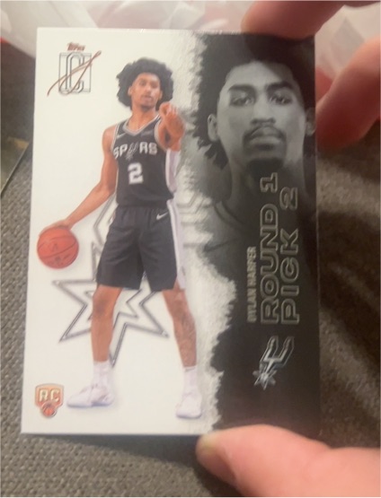 2025-26 Topps Signature Class #102 Dylan Harper Rookie RC — front