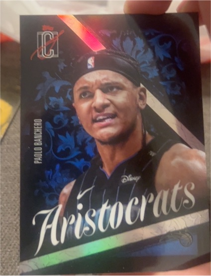 2025-26 Topps Signature Class #AR-3 Paolo Banchero Aristocrats — front