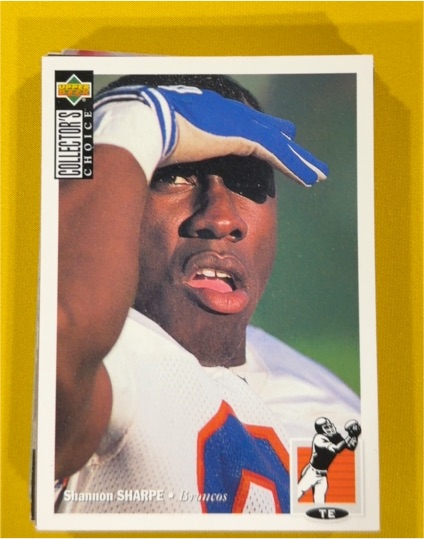 1994 Upper Deck Collector's Choice #212 Shannon Sharpe — front