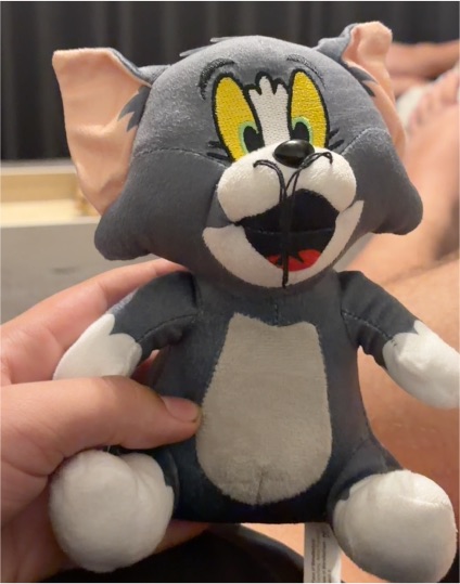 2021 Toy Factory Tom Cat Plush from Tom & Jerry Cartoon 7” — front
