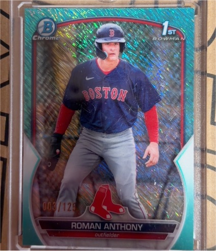 2023 Bowman Chrome #BCP-71 Roman Anthony — front