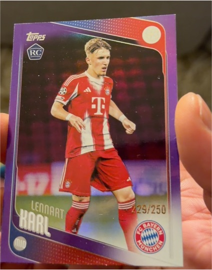 2025 Topps UEFA Club Competitions #229 Lennart Karl — front