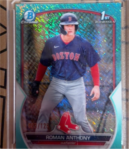2023 Bowman Chrome #BCP-71 Roman Anthony — front
