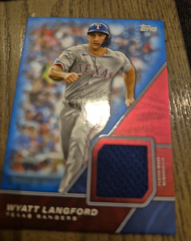 2026 Topps Series 1 Major League Material #MLM-WL Wyatt Langford — front