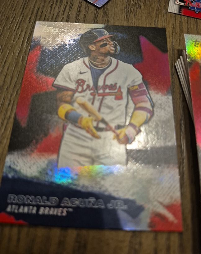 2026 Topps Series 1 Stars of MLB Insert #SMLB-15 Ronald Acuna Jr. — front