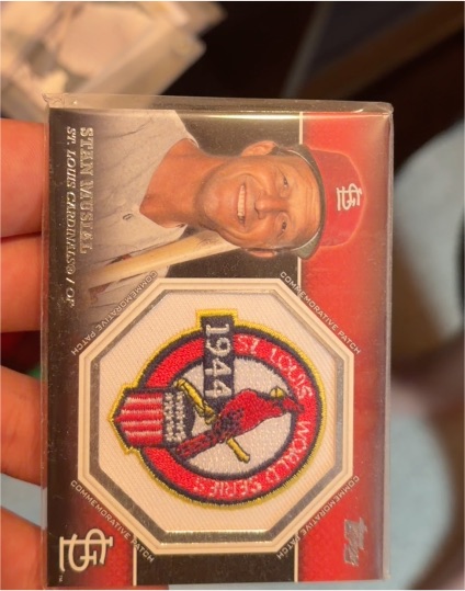 2013 Topps Manufactured Commemorative Patch #CP-50 Stan Musial — front