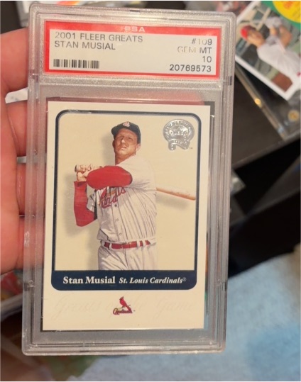 2001 Fleer Greats of the Game #109 Stan Musial — front