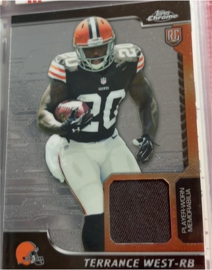 2014 Topps Chrome #RR-TW Terrance West Rookie Relics — front
