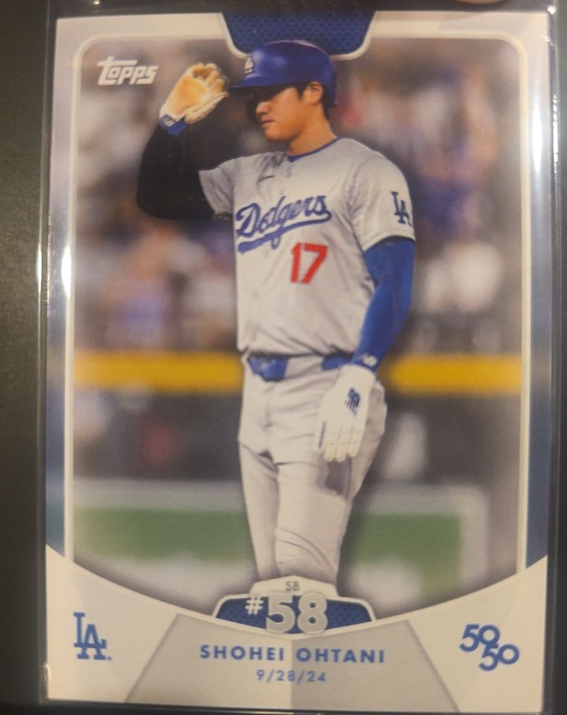 2024 Topps 50/50 #58 Shohei Ohtani — front