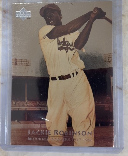 1996 Upper Deck #5 Jackie Robinson — front