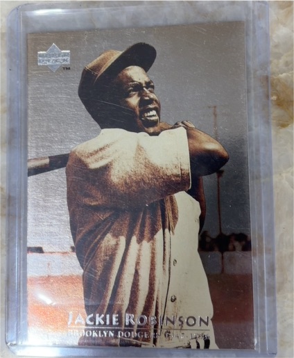 1997 Upper Deck #1 Jackie Robinson — front