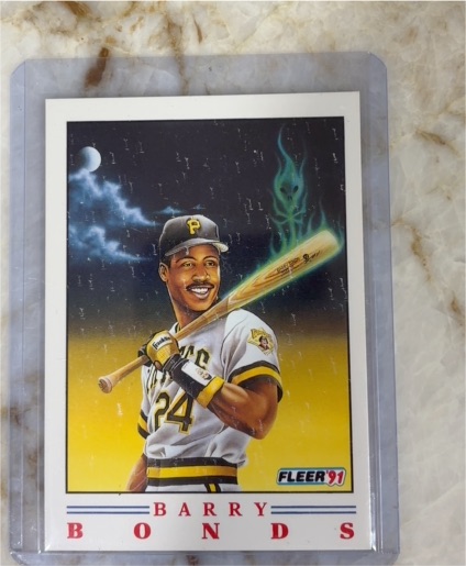 1991 Fleer Pro Vision #1 Barry Bonds — front