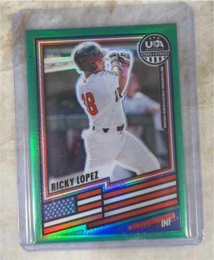 2026 Panini Stars & Stripes Prizm #102 Ricky Lopez — front