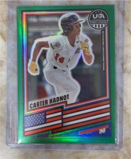 2026 Panini USA Stars & Stripes #11 Carter Hadnot — front