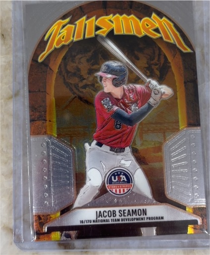 2026 Panini Stars & Stripes Prizm #16 Jacob Seamon — front