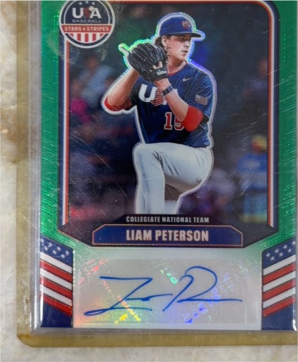 2026 Panini Stars & Stripes Prizm #CNT-LP Liam Peterson — front