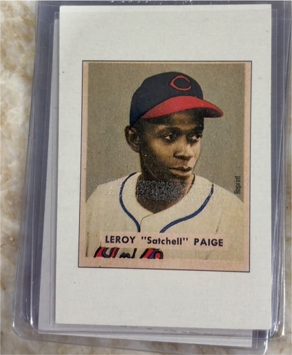1989 Bowman #NNO Leroy "Satchell" Paige Reprint Sweepstakes — front