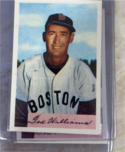 1989 Bowman Sweepstakes #NNO Ted Williams 1954 Replica — front