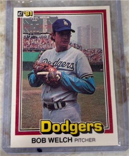 1981 Donruss #178 Bob Welch — front