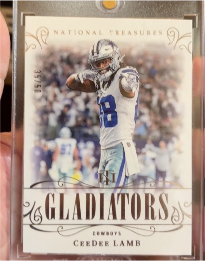 2023 Panini National Treasures #24 CeeDee Lamb — front