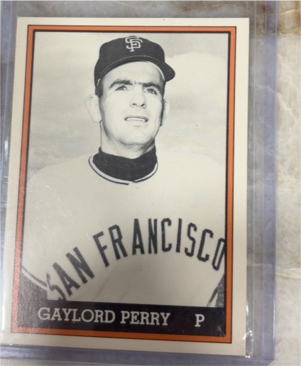 1981 TCMA 1962 San Francisco Giants #21 Gaylord Perry — front