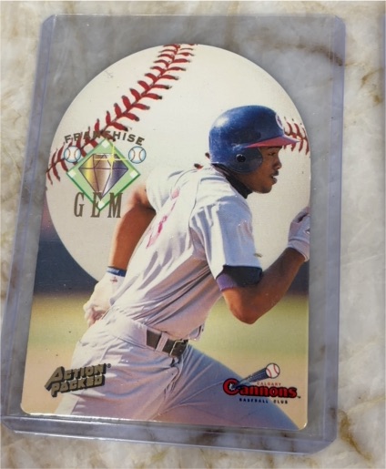 1995 Action Packed Franchise Gem Die Cut #FG Marc Newfield — front