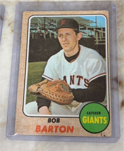 1968 Topps #351 Bob Barton — front