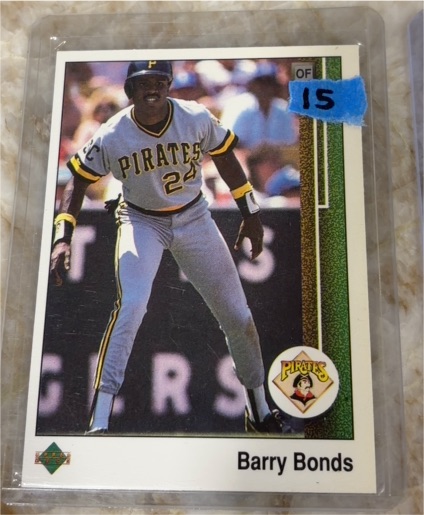 1989 Upper Deck #440 Barry Bonds — front