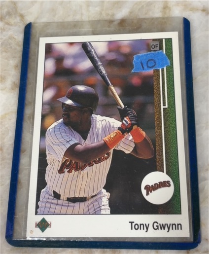 1989 Upper Deck #384 Tony Gwynn — front