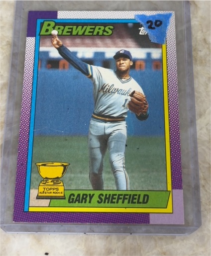 1990 Topps #718 Gary Sheffield — front