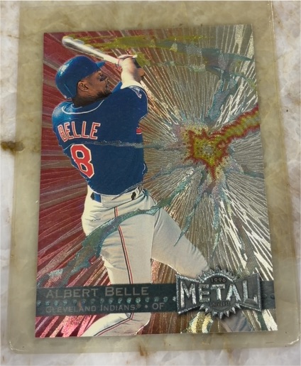 1996 Fleer Metal Universe #44 Albert Belle — front