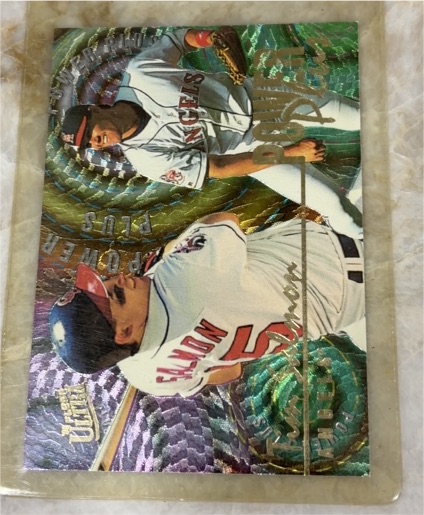 1996 Fleer Ultra Power Plus #8 Tim Salmon — front