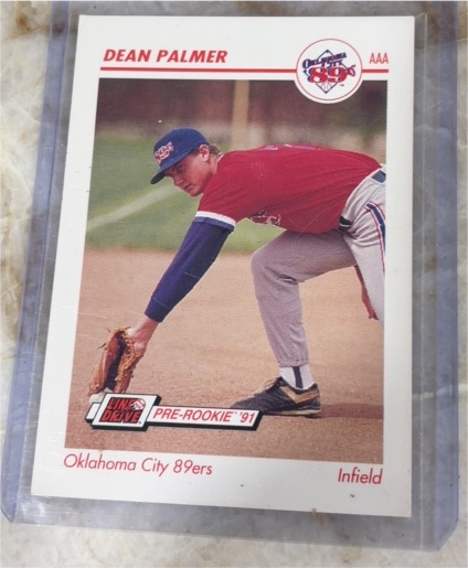 1991 Line Drive AAA #314 Dean Palmer Oklahoma City 89ers — front