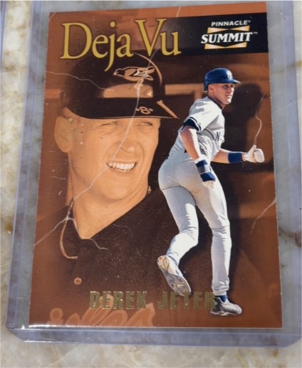 1996 Pinnacle Summit Deja Vu #154 Derek Jeter — front