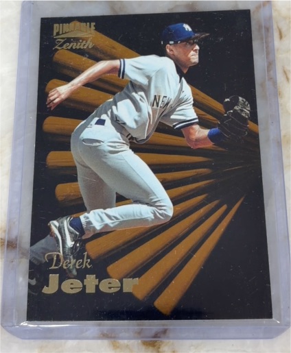 1996 Pinnacle Zenith #93 Derek Jeter — front