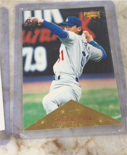 1996 Pinnacle #386 Chan Ho Park — front