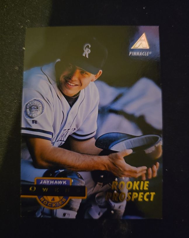 1994 Pinnacle #418 Jayhawk Owens — front