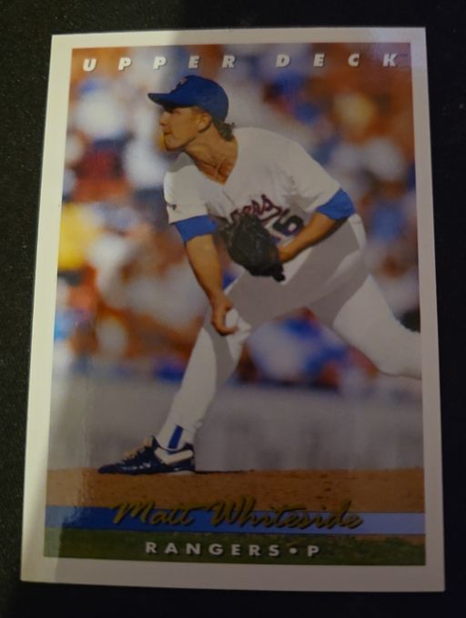 1993 Upper Deck #390 Matt Whiteside — front