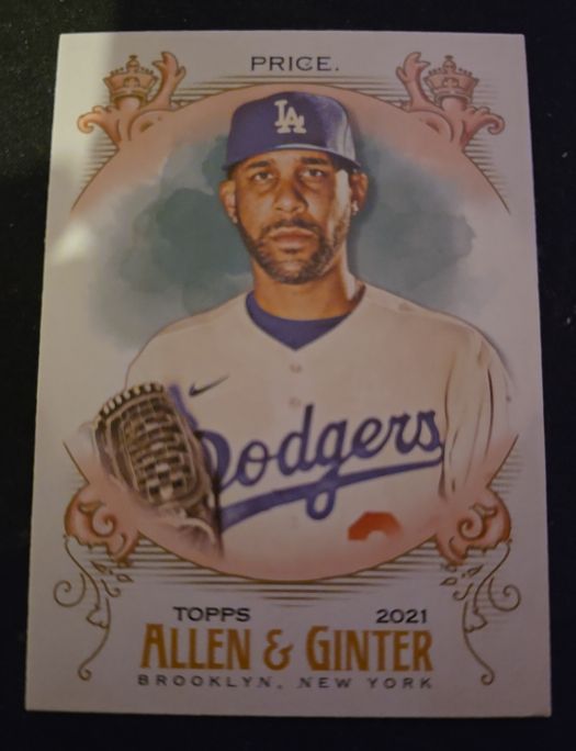 2021 Topps Allen & Ginter #278 David Price — front