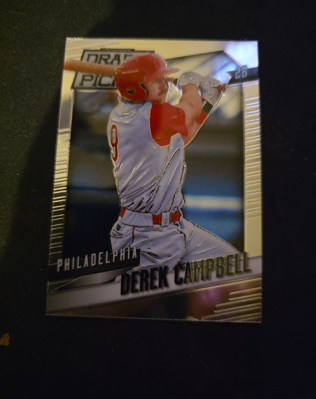 2014 Panini Prizm Perennial Draft Picks #97 Derek Campbell Philadelphia Phillies — front