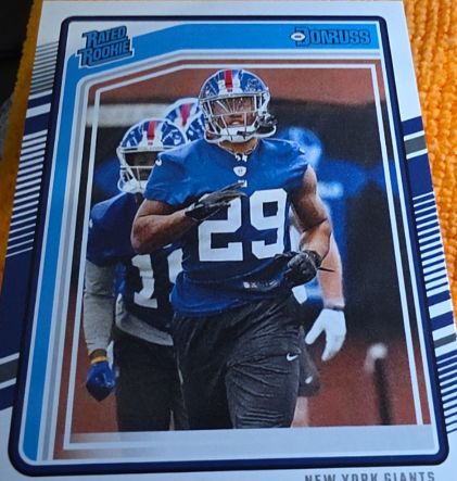 2024 Donruss #364 Tyrone Tracy Jr. Rated Rookie New York Giants RC — front